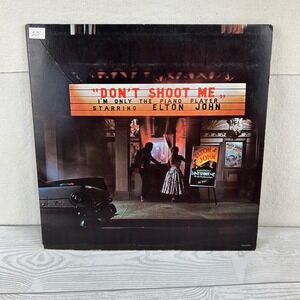 Elton‎ John Don't Shoot Me Im Only The Piano Player Vinyl Record MCA Cleaned VG+